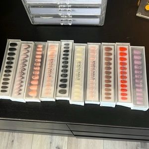 10 sets of Static Nails Pop on manicure